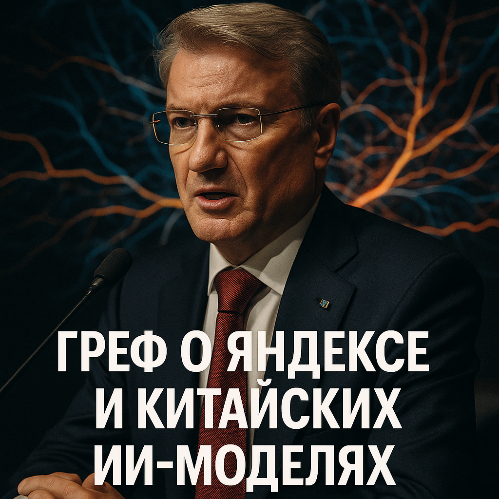Греф о Яндексе и китайских ИИ-моделях: кто прав