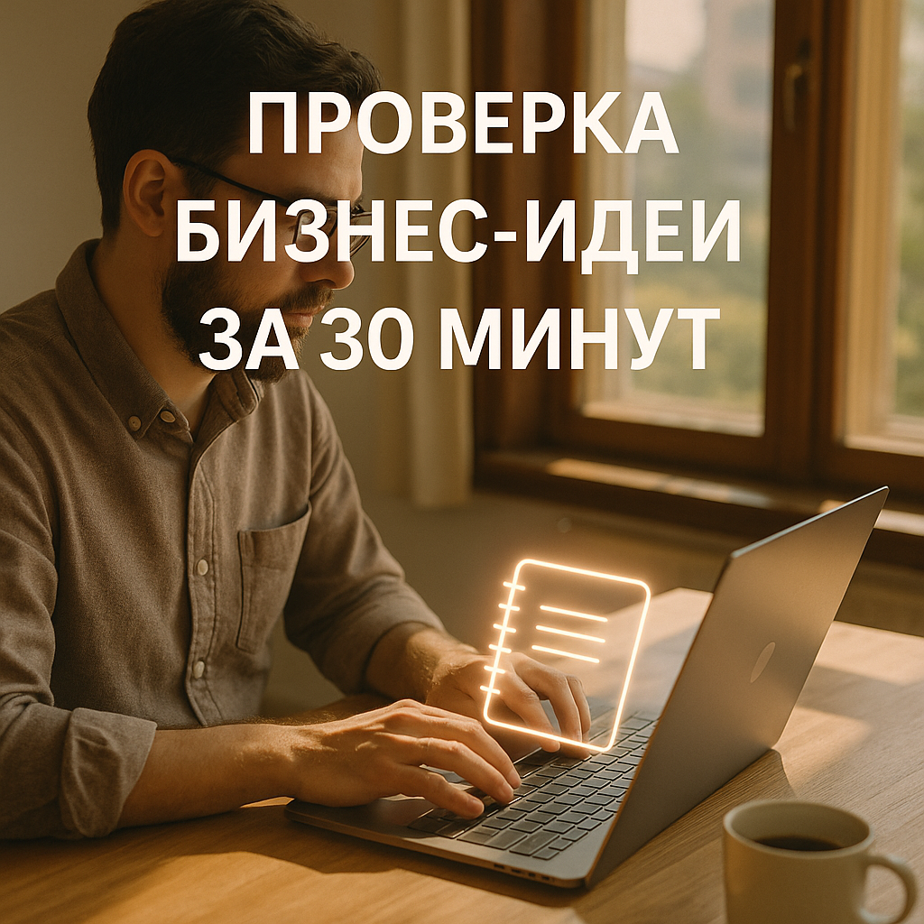 Как проверить бизнес-идею с помощью AI за 30 минут